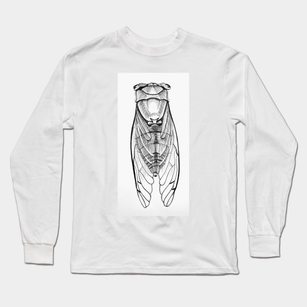 Cicada - theartproject Long Sleeve T-Shirt by chadtheartist